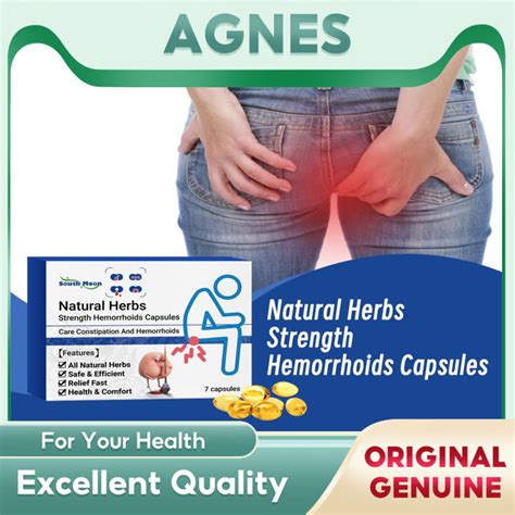 South Moon Natural Herbs Strength Hemorrhoids Capsules For Internal