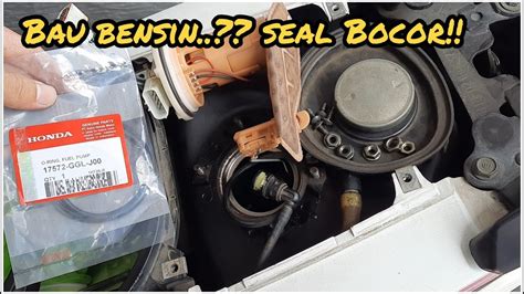 Cara Ganti Seal Fuel Pump Honda Beat Fi Bau Bensin Youtube