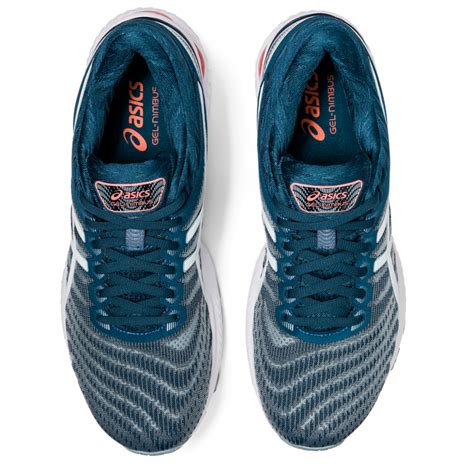 Asics Mens Gel Nimbus 22 Light Steelmagnetic Blue Running Bath