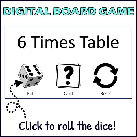 6 Times Table Multiplication Fluency Board Game | Made By Teachers