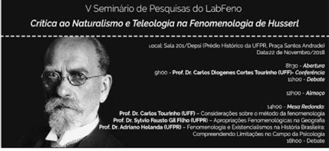 V Semin Rio De Pesquisas Do Labfeno Cr Tica Ao Naturalismo E Teleologia