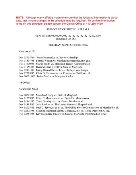 NOTE - Maryland state court system