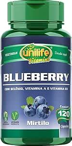 Blueberry Unilife 120 Cápsulas Amazon br