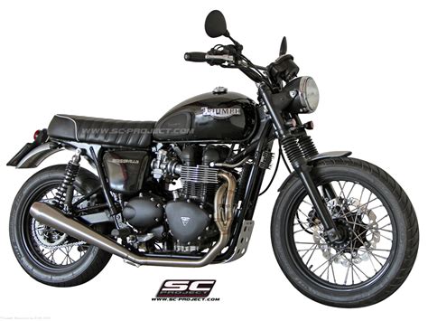 Conic Full System Exhaust By SC Project Triumph Bonneville T100