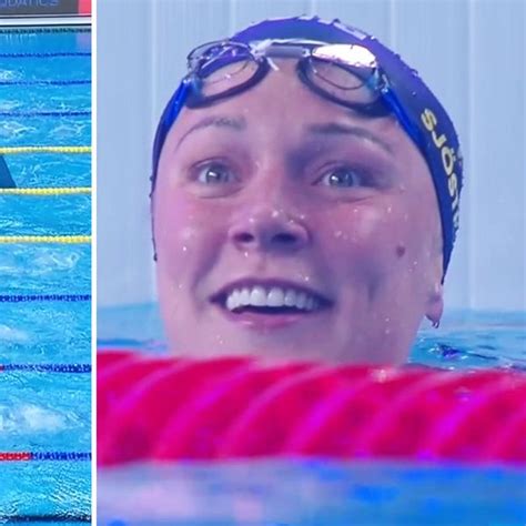 Simning Sarah Sjöström klar för final i 50 m frisim SVT Sport