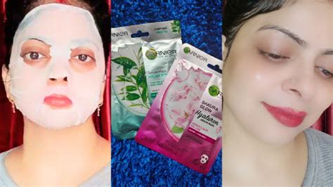 Garnier Skin Naturals Face Serum Sheet Mask Review Anddemoपाएं Instant Shineextra Glow Youtube