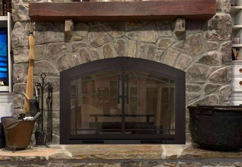 Fireplace Doors With Blower For Wood Burning Kobo Building