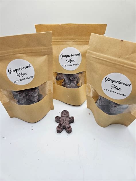 Gingerbread Man Wax Melts Gingerbread Man Christmas Ts Soy Wax