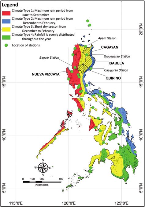 Climate Types In The Philippines Download Scientific Diagram