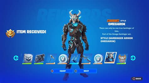 How To Unlock Harbinger Armor Omegarok Style In Fortnite Youtube