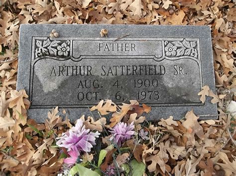 Arthur Satterfield Find A Grave Memorial