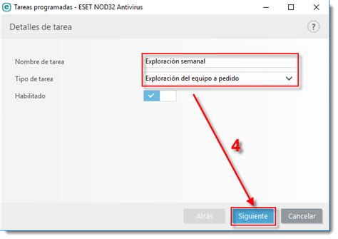 Kb Crear Una Exploraci N Programada En Su Producto Eset Para Windows