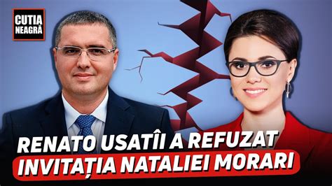 Renato Usat I A Refuzat Invita Ia Nataliei Morari Nu Pot S M A Ez La