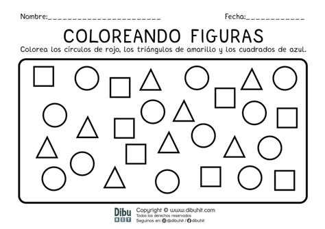 Coloreando Figuras Geométricas Dibuhit