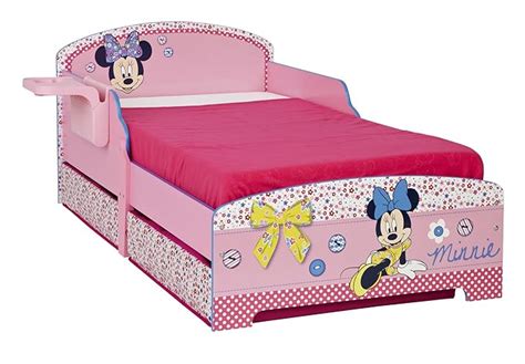 Disney Minnie Mouse Toddler Bed Underbed Storage And Shelf