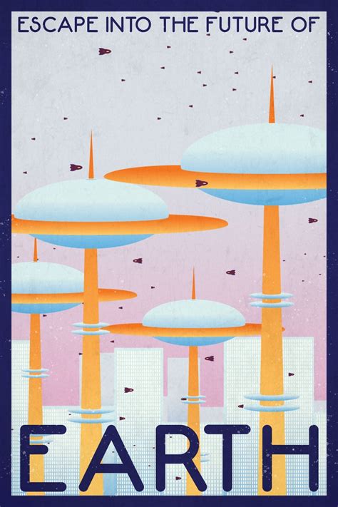 Retro Planet Posters Din A3 Etsy Planet Poster Space Travel