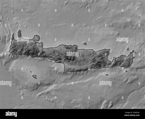 Mapa de creta Imágenes de stock en blanco y negro Alamy