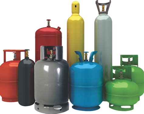 Download Varietyof Gas Cylinders