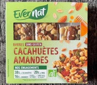 Barres Cacahu Tes Amandes Evernat X G