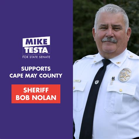 We Support Sheriff Bob Nolan - Mike Testa