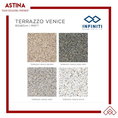 Jual Infiniti Terrazzo Venice 60x60 Granit Matt Halus Shopee Indonesia