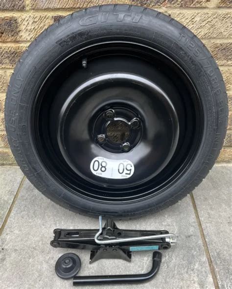 Renault Captur Clio Space Saver Spare Wheel Genuine Genuine Jack