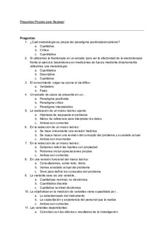 Posibles Preguntas De Examen Pdf