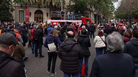 Protesta dels sindicats per reclamar la derogació de la reforma laboral