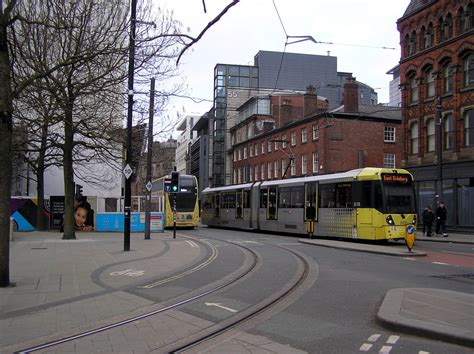 Manchester Metrolink Then Now Princess Street British Trams Online