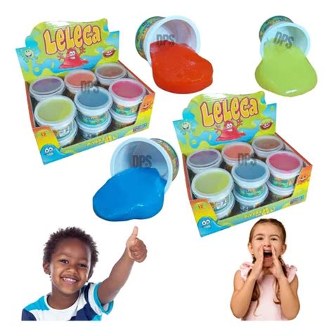 Kit 2 Cxs Brinquedo Geleca Massinha Divertida Slime Atacado