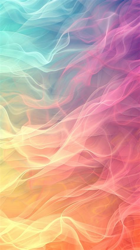 Abstract Color Swirls Wallpaper Backgrounds Sfondi Per Iphone