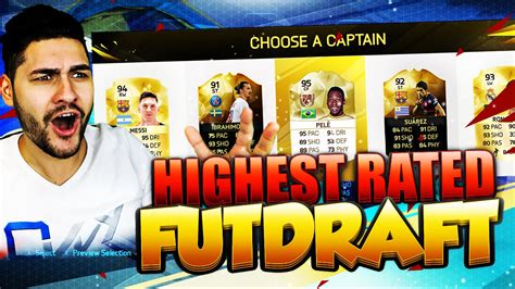 Incredible Highest Rated Fut Draft In Fifa Ultimate Team Challenge