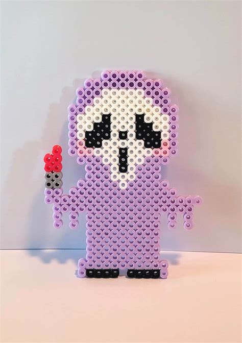 Ghostface Inspired Perler Buddy Etsy