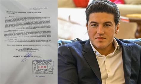 Samuel Garc A Pide Licencia Al Congreso De Nl Para Ir Por La