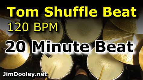 Minute Backing Track Tom Shuffle Bpm Youtube