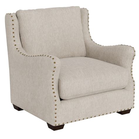 Connor Belgian Linen Slope Arm Upholstered Chair Zin Home