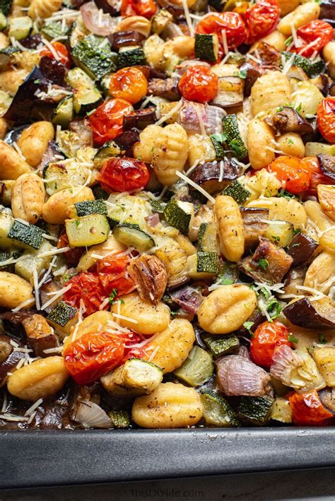 Delicious Quick And Easy Sheet Pan Oven Baked Gnocchi With Roasted