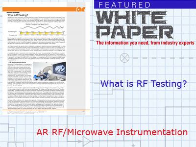 What is RF Testing? | 2021-08-15 | Microwave Journal