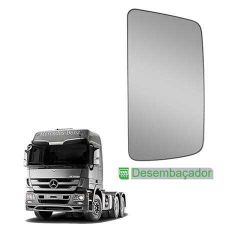 Base C Vidro Espelho Retrovisor Para Mb Actros C Desemb Ld Submarino