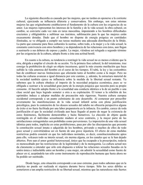 El Malestar En La Cultura Sigmund Freud Pdf