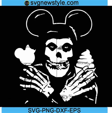 Mickey Mouse Misfit Punk Rock Svg Mickey Mouse Svg Png Dxf Eps