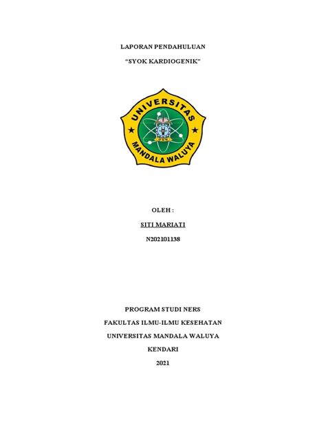 Lp Syok Kardiogenik Pdf