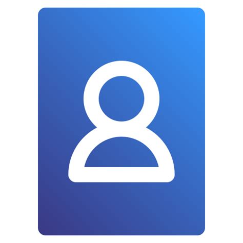 Address Book Generic Flat Gradient Icon