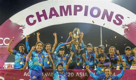 Sri Lanka Create History Win Women S Asia Cup