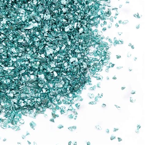 Jmassyang Crushed Glass Irregular Metallic Chips 100g Sprinkles Chunky Glitter For