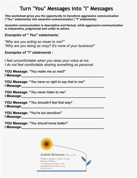 Mental Health Awareness Worksheets