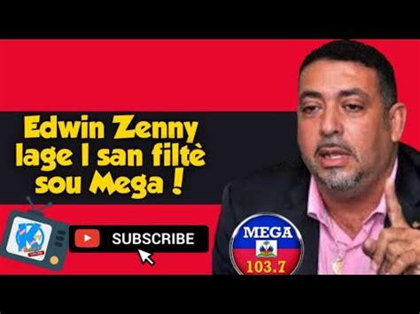 Edwin Zenny lage san filtè sou Gwo Dosye Repiblik la LIVE YouTube