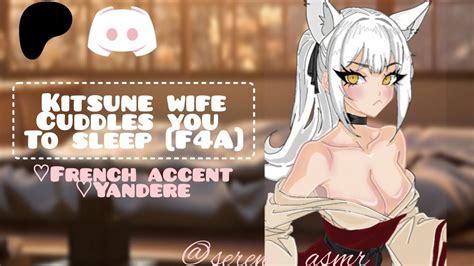 French Yandere Kitsune Wife Cuddles You To Sleep F A Youtube