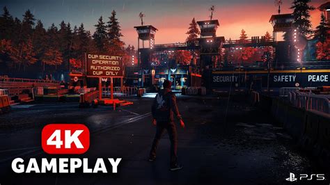 Infamous Second Son PS5 Open World Free Roam Gameplay 4K YouTube