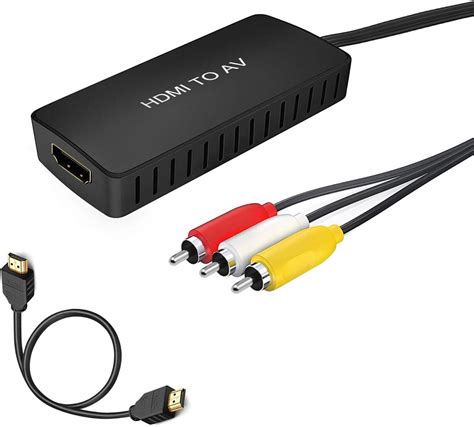 HDMI To RCA Converter HDMI To Composite Video Audio Converter Adapter